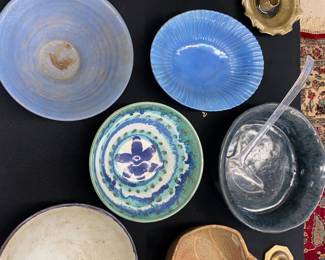 Art pottery bowls