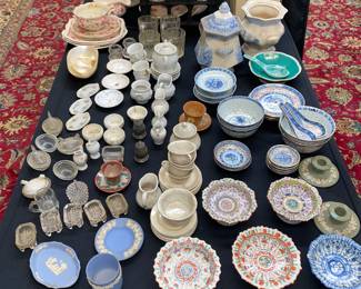 Assorted China and glass from around the world