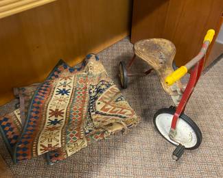 Vtg. Rig and child’s tricycle