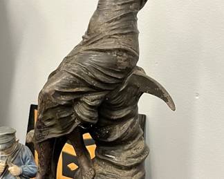 Antique cast figure 