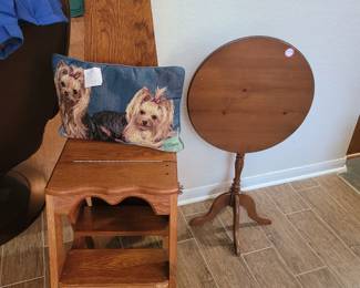 Round table sold..pillow sold 1/25/24
CUSTOM MADE PIECES OF FURNITURE MADE BY FATHER