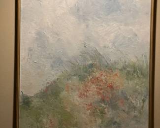 Henrietta Milan oil panting. "Poppies in the field". Was $2,500. Asking $950 or best offer.