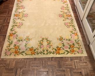 Hong Kong imported Rug, 71" x 109" wool: Originally $2,350. Now $400.