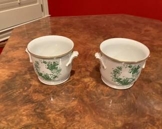 Pair of Herend medium Chinese bouquet Cachepots: Pair for $700 or best offer.