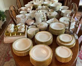 Rare Herend Rothchild "Birds and Bees" Hundreds of unique pieces. Serious inquiries only. Headed for Auction.