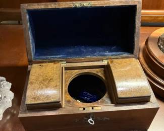 Antique tea caddy $150