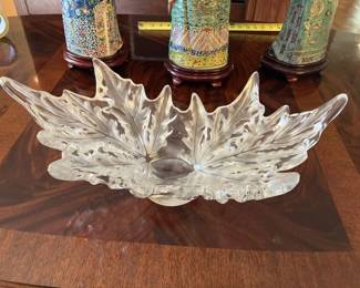 Lalique CHAMPS-ÉLYSÉES BOWL: Set of 2. Sell new for $3625-$4000: Pristine condition. Will sell 1 for $2,200 or 2 for $4,000.