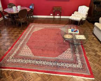 Large high quality hand-made Persian rug. 8' x 10' 4". Value over $3,000.00. Now $1,000.00.