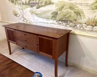 Sideboard measures 63" x 20.75" x 33.5"