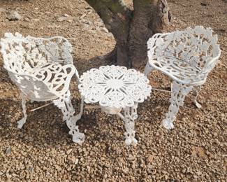 Vintage Cast Aluminum Patio Set
