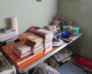 Books! Books! Books! All throughout the house