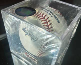 New York Yankees 100 Anniversary Rawlings official major league ball in case and still original seal new opened