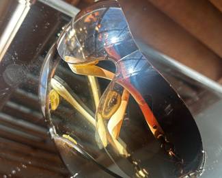 Vintage Bulova sunglasses with diamond sidesteps