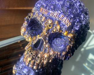 New Orleans skull decor