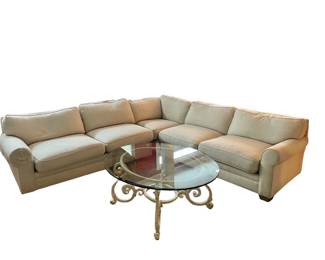 $1700 - Lee Industries 2 Piece Beige Sofa Sectional NJ220-19                                                                                                            Description: Introducing the Lee Industries 2 Piece Beige Sofa Sectional - the perfect addition to your living space. This sectional offers superior comfort and style with its high-quality materials and sleek design. Enjoy the benefits of both versatility and sophistication with this two piece set.

Dimensions: 108 x 108 x 38 x 30"H

Condition:  Very good condition

Local pick up Rockville, MD.  Please contact us for shipper suggestions