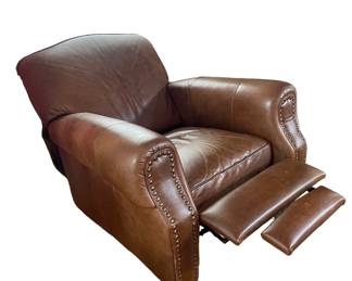 $500 - Domain Furniture Brown Leather Recliner Chair NJ220-16                                                                                                                  Introducing our Domain Brown Leather Recliner Chair, the perfect combination of comfort and style. Made with premium leather, this recliner chair offers superior durability and elegance. With its smooth reclining mechanism, you can easily kick back and relax after a long day. Experience the ultimate comfort and sophistication with the Domaine Brown Leather Recliner Chair.

Dimensions: 35 x 37 x 37"H

Condition:  Very good condition

Local pick up Rockville, MD.  Please contact us for shipper suggestions
