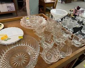 Crystal and other glassware