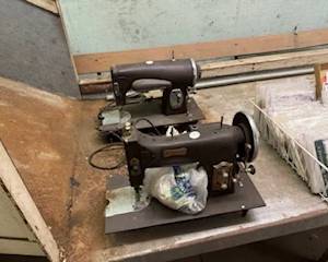 Antique sewing machines