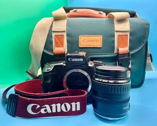 Canon Camera and Bag