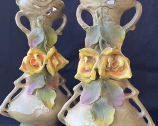 Vintage Floral Vases