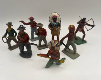 Cowboys and Indians Toy Soldiers