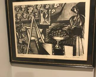 Signed and numbered Claude Bentley (1947)