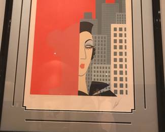 Signed and Numbered Erte Serigraph: Fashion (1974)