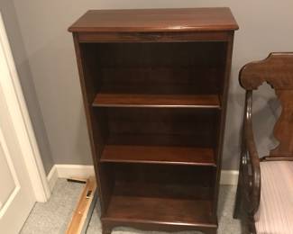 1930's wood book shelf.
