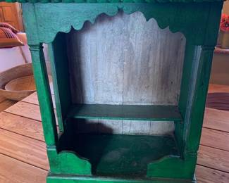 Item #50  Vintage wooden nicho, 26" H,  $80