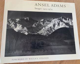 Item #110 'Ansel Adam Images 1923-1974', signed, $100