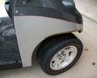 Front tire view on Passenger side