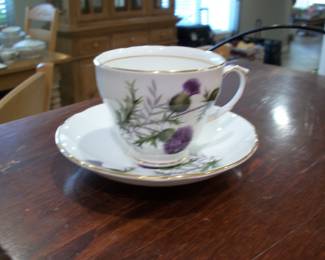 Duchess China "Thistle" Cup & Saucer set