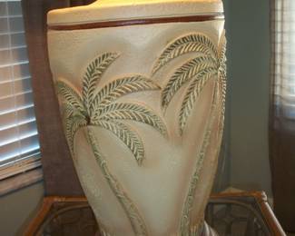 Close up of lamp.