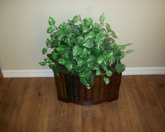 Faux Greenery with basket