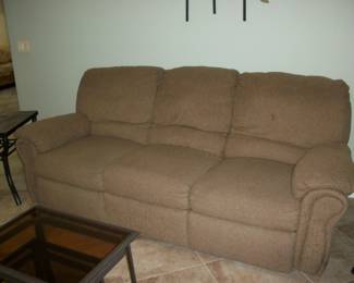 Close up of Reclining Sofa