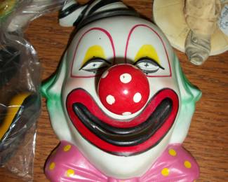 Wall Mount Clown Face