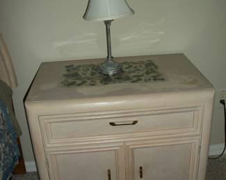 2nd Thomasville Furniture Nightstand ; Vanity Lamp.