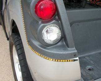 Rear bumper drivers side