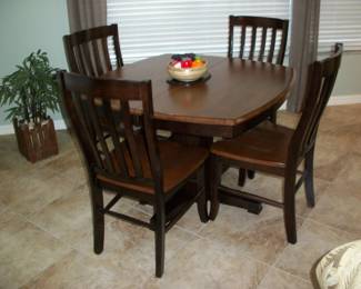 6pcs. Philippines Furniture - Table with 4/Chairs and 1/Leaf (Stores away under table top