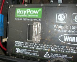 Roy Pow 48 Volt Lithium Battery; 51V 160Ah 8.2kWh Model # S51160