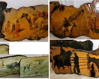 American Indian Decoupage art