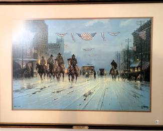 Framed Guy Harvey Lithograph