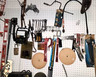 Garage Items: tools and equipment