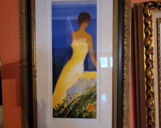 Framed art by Emile Bellet