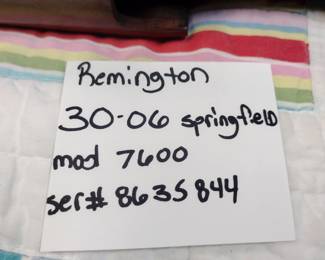 Remington 30-06 Springfield model 7600