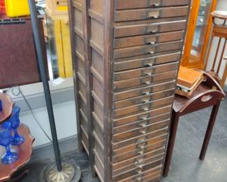 Vintage 24 drawer industrial box cabinet Amazing condition