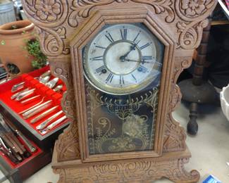 Antique Gingerbread Clock.