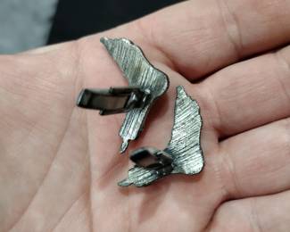 Craziest pair of Cufflinks. hacked off foot.