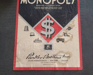 Vintage monopoly 1930s or 40s.