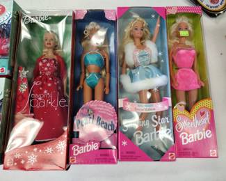 Vintage Barbies.